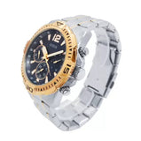 Buy Shop Guess Commander Chronograph Blue Dial Two Tone Steel Strap Watch for Men - GW0056G5 USA Online