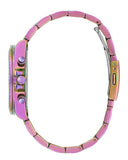 Buy Shop Guess Confetti Chronograph Crystals Multicolor Dial Purple Steel Strap Watch For Women - GW0483L5 USA Online