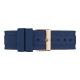 Buy Shop Guess Confetti Diamonds Gold Dial Blue Rubber Strap Watch For Women - W1098L6 USA Online