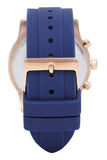 Buy Shop Guess Confetti Diamonds Gold Dial Blue Rubber Strap Watch For Women - W1098L6 USA Online