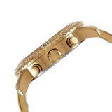 Buy Shop Guess Confetti Diamonds Gold Dial Gold Steel Strap Watch for Women - W0774L2 USA Online