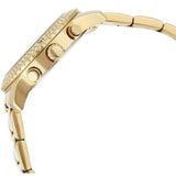 Buy Shop Guess Confetti Diamonds Gold Dial Gold Steel Strap Watch for Women - W0774L2 USA Online