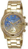 Buy Shop Guess Confetti Diamonds Gold Dial Gold Steel Strap Watch for Women - W0774L2 USA Online