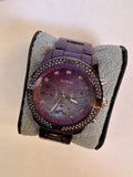 Buy Shop Guess Confetti Diamonds Purple Dial Purple Steel Strap Watch for Women - W0774L4 USA Online