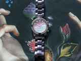 Buy Shop Guess Confetti Diamonds Purple Dial Purple Steel Strap Watch for Women - W0774L4 USA Online