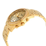 Buy Shop Guess Confetti Diamonds Silver Dial Gold Steel Strap Watch for Women - W0774L5 USA Online
