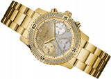 Buy Shop Guess Confetti Diamonds Silver Dial Gold Steel Strap Watch for Women - W0774L5 USA Online