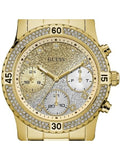 Buy Shop Guess Confetti Diamonds Silver Dial Gold Steel Strap Watch for Women - W0774L5 USA Online
