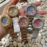 Buy Shop Guess Confetti Diamonds Silver Dial Silver Steel Strap Watch for Women - W0774L7 USA Online