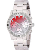 Buy Shop Guess Confetti Diamonds Silver Dial Silver Steel Strap Watch for Women - W0774L7 USA Online