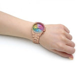 Buy Shop Guess Confetti Multifunction Multicolor Dial Rose Gold Steel Strap Watch For Women - GW0483L3 USA Online