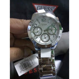 Buy Shop Guess Confetti Silver Dial Silver Steel Strap Watch for Women - W0778L1 USA Online