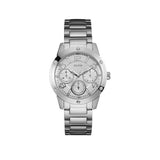Buy Shop Guess Confetti Silver Dial Silver Steel Strap Watch for Women - W0778L1 USA Online