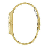 Buy Shop Guess Connoisseur Analog Gold Dial Gold Steel Strap Watch For Men - GW0542G2 USA Online