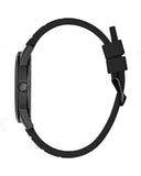 Buy Shop Guess Connoisseur Black Dial Black Leather Strap Watch For Men - GW0353G1 USA Online