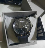 Buy Shop Guess Connoisseur Black Dial Black Silicone Strap Watch For Men - GW0335G1 USA Online