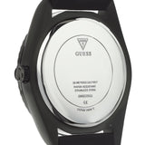 Buy Shop Guess Connoisseur Black Dial Black Silicone Strap Watch For Men - GW0335G1 USA Online