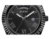 Buy Shop Guess Connoisseur Black Dial Black Silicone Strap Watch For Men - GW0335G1 USA Online