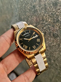 Buy Shop Guess Connoisseur Black Dial Gold Steel Strap Watch for Men - GW0265G3 USA Online