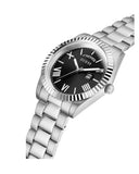 Buy Shop Guess Connoisseur Black Dial Silver Steel Strap Watch for Men - GW0265G1 USA Online