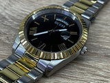 Buy Shop Guess Connoisseur Black Dial Two Tone Steel Strap Watch for Men - GW0265G5 USA Online