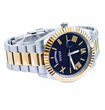 Buy Shop Guess Connoisseur Black Dial Two Tone Steel Strap Watch for Men - GW0265G5 USA Online