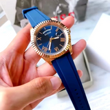Buy Shop Guess Connoisseur Blue Dial Blue Silicone Strap Watch For Men - GW0335G2 USA Online
