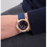 Buy Shop Guess Connoisseur Blue Dial Blue Silicone Strap Watch For Men - GW0335G2 USA Online