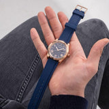 Buy Shop Guess Connoisseur Blue Dial Blue Silicone Strap Watch For Men - GW0335G2 USA Online