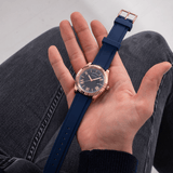 Buy Shop Guess Connoisseur Blue Dial Blue Silicone Strap Watch For Men - GW0335G2 USA Online