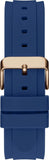 Buy Shop Guess Connoisseur Blue Dial Blue Silicone Strap Watch For Men - GW0335G2 USA Online