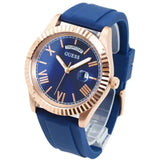 Buy Shop Guess Connoisseur Blue Dial Blue Silicone Strap Watch For Men - GW0335G2 USA Online