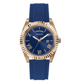 Buy Shop Guess Connoisseur Blue Dial Blue Silicone Strap Watch For Men - GW0335G2 USA Online