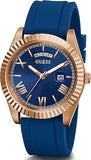 Buy Shop Guess Connoisseur Blue Dial Blue Silicone Strap Watch For Men - GW0335G2 USA Online