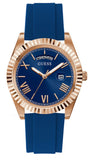 Buy Shop Guess Connoisseur Blue Dial Blue Silicone Strap Watch For Men - GW0335G2 USA Online