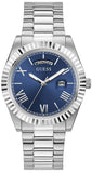 Buy Shop Guess Connoisseur Blue Dial Silver Steel Strap Watch for Men - GW0265G7 USA Online
