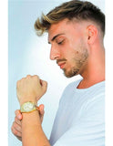 Buy Shop Guess Connoisseur Gold Dial Gold Steel Strap Watch for Men - GW0265G2 USA Online