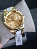 Buy Shop Guess Connoisseur Gold Dial Gold Steel Strap Watch for Men - GW0265G2 USA Online