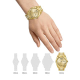 Buy Shop Guess Connoisseur Gold Dial Gold Steel Strap Watch for Men - GW0265G2 USA Online