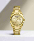 Buy Shop Guess Connoisseur Gold Dial Gold Steel Strap Watch for Men - GW0265G2 USA Online