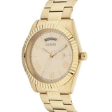 Buy Shop Guess Connoisseur Gold Dial Gold Steel Strap Watch for Men - GW0265G2 USA Online