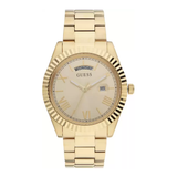 Buy Shop Guess Connoisseur Gold Dial Gold Steel Strap Watch for Men - GW0265G2 USA Online