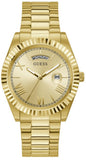 Buy Shop Guess Connoisseur Gold Dial Gold Steel Strap Watch for Men - GW0265G2 USA Online