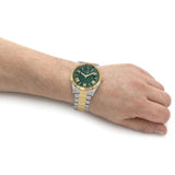 Buy Shop Guess Connoisseur Green Dial Two Tone Steel Strap Watch for Men - GW0265G8 USA Online