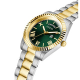 Buy Shop Guess Connoisseur Green Dial Two Tone Steel Strap Watch for Men - GW0265G8 USA Online