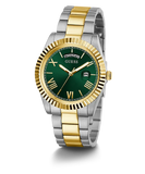 Buy Shop Guess Connoisseur Green Dial Two Tone Steel Strap Watch for Men - GW0265G8 USA Online