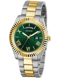 Buy Shop Guess Connoisseur Green Dial Two Tone Steel Strap Watch for Men - GW0265G8 USA Online