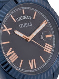 Buy Shop Guess Connoisseur Quartz Blue Dial Blue Steel Strap Watch For Men - GW0265G9 USA Online