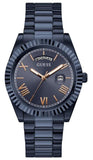 Buy Shop Guess Connoisseur Quartz Blue Dial Blue Steel Strap Watch For Men - GW0265G9 USA Online