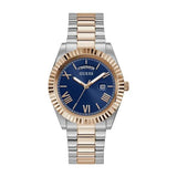 Buy Shop Guess Connoisseur Quartz Blue Dial Two Tone Steel Strap Watch For Men - GW0265G12 USA Online